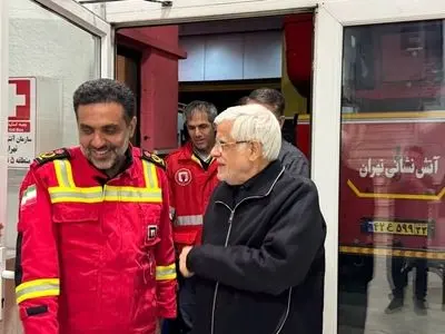 ‌دیدار معاون اول رئیس جمهور با آتش‌نشانان