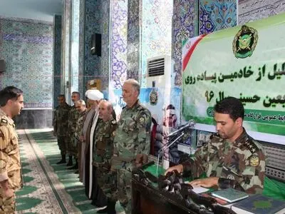 مراسم تجلیل  از  خادمین پیاده روی اربعین حسینی سال 96 در اهواز