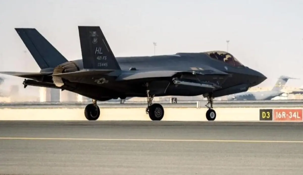 ورود جنگنده‌های اف ۳۵ امریکا به قطر برای انجام رزمایش
