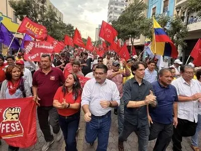 اعتراض کارگران و احزاب اکوادور به سیاست‌های ضد کارگری دولت پس از حذف سوبسید بنزین