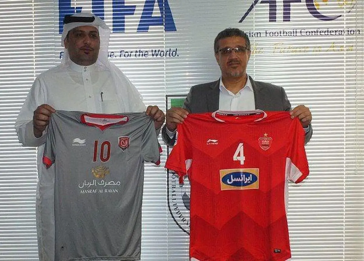 رونمایی از پیراهن‌‌های دو تیم پرسپولیس-الدحیل