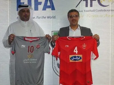 رونمایی از پیراهن‌‌های دو تیم پرسپولیس-الدحیل