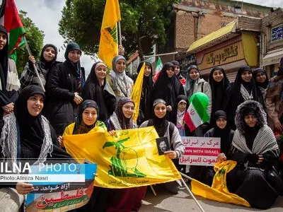 راهپیمایی روز جهانی قدس در قزوین