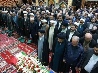 برگزاری مراسم تشییع پیکر مرحوم حجت‌الاسلام نیری+ عکس