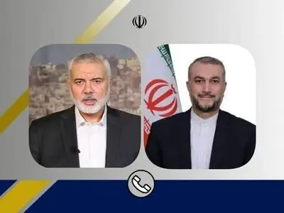 گفت‌وگوی تلفنی امیرعبداللهیان با اسماعیل هنیه 