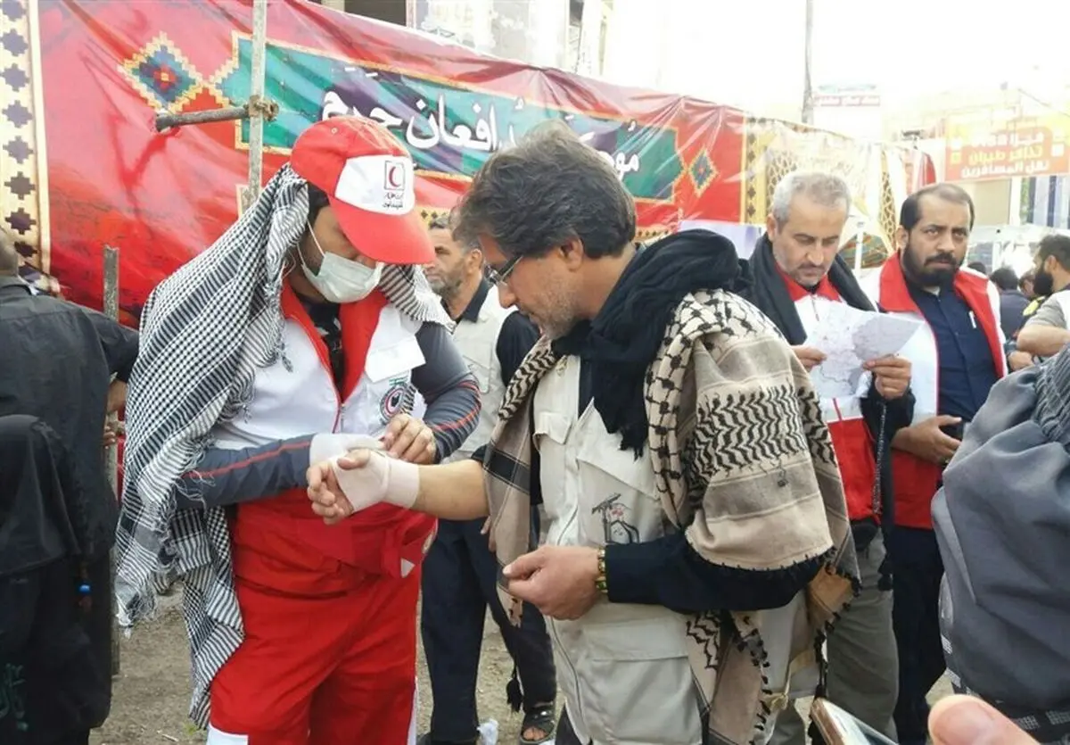 اسکان اضطراریِ ۲۱ هزار زائر اربعین/انتقال ١٤٥ نفر به مراکز درمانی