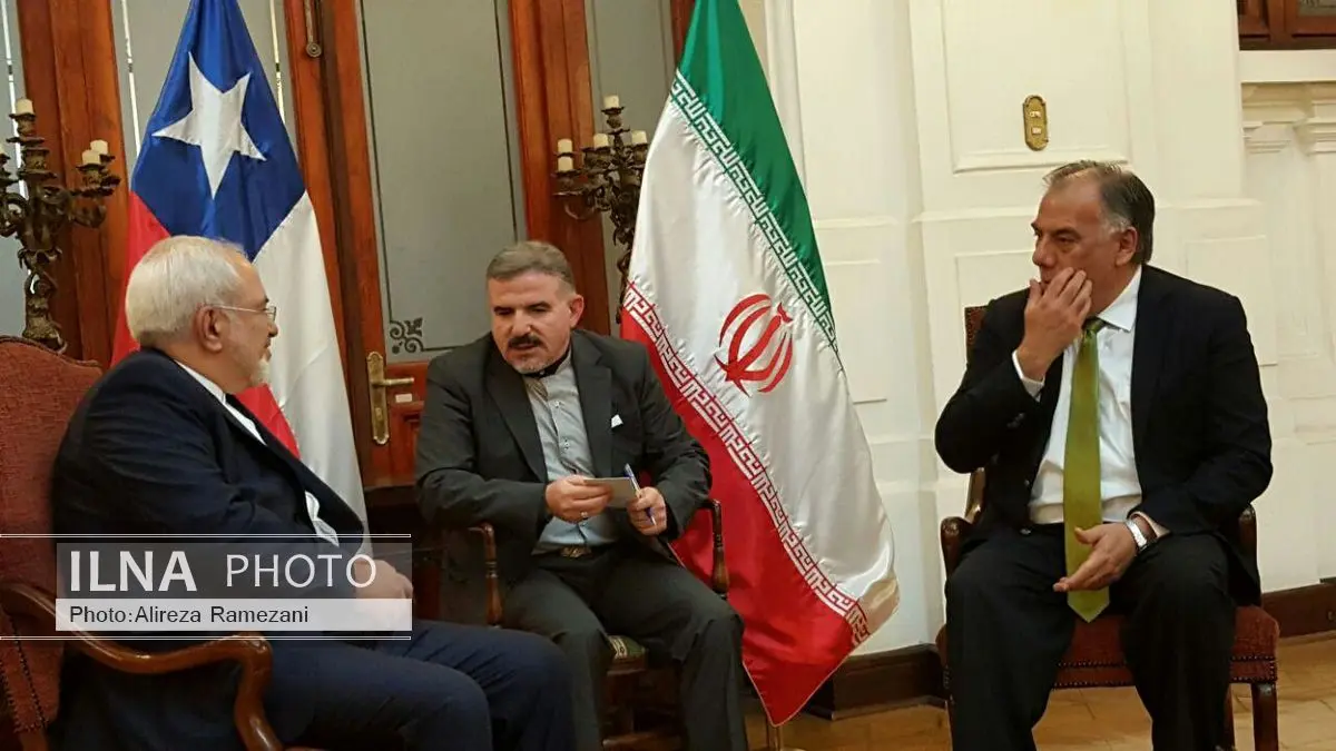 ظریف با رییس مجلس شیلی دیدار کرد