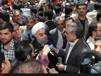 روحانی: رسالة شعبنا لأمیرکا انه ماض على طریقه الذی اختاره