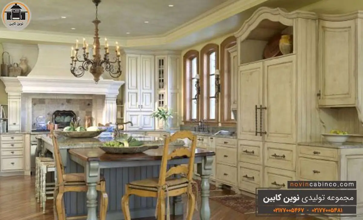 بررسی رنگ بندی انواع کابینت کلاسیک و نئوکلاسیک و تفاوتهاشون