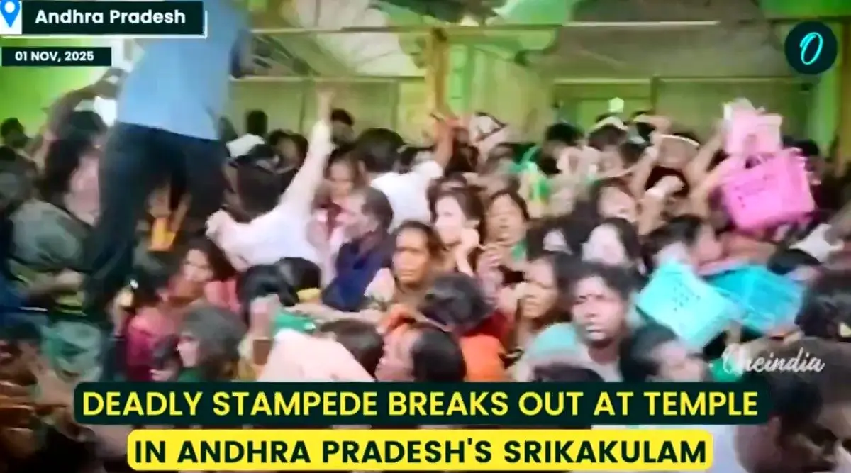 ۱۰ کشته بر اثر ازدحام جمعیت در معبدی در هند + فیلم