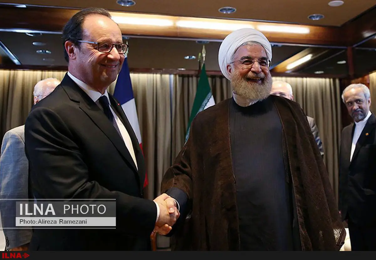 روحانی و اولاند دیدار کردند +عکس