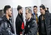 حضور استاندار آذربایجان غربی و تراکتوری ها در رختکن تیم نود ارومیه