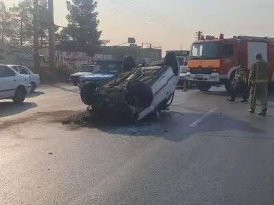 ۳ مصدوم در پی تصادف در جاده خاوران