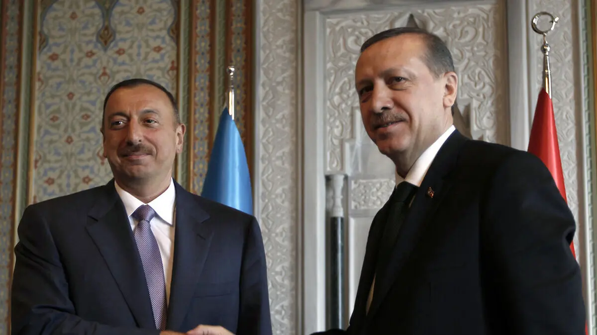مشارکت اردوغان و علی‌اف در مراسم افتتاح فرودگاه جدید بین‌المللی در قره‌باغ


