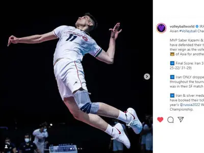 FIVB: ایران پادشاهی خود در آسیا را دو سال دیگر تمدید کرد