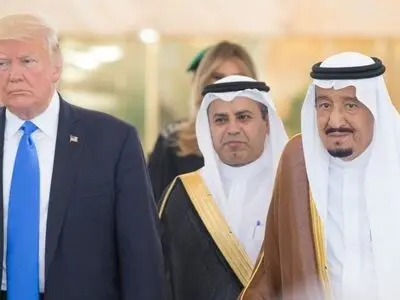 دیدار ملک سلمان و دونالد ترامپ در ریاض