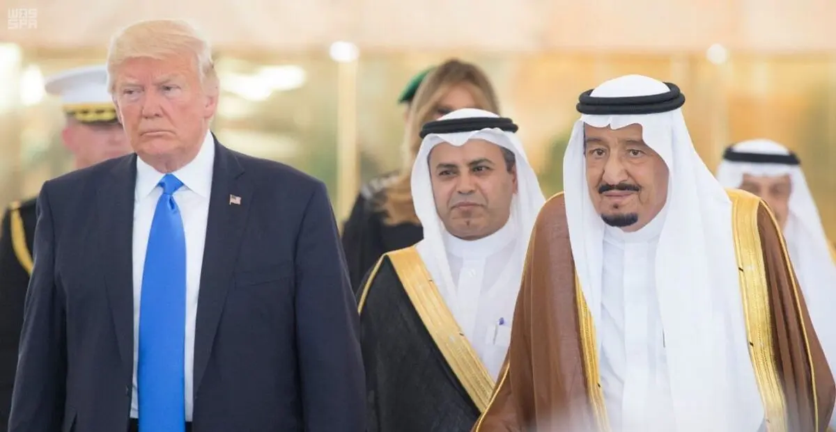 دیدار ملک سلمان و دونالد ترامپ در ریاض