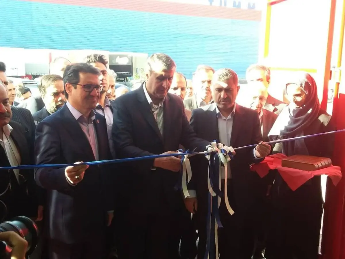 بزرگترین خط تولید کانتینر دریایی ایران افتتاح شد