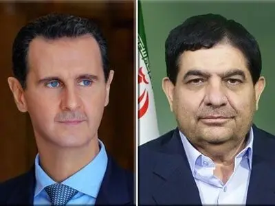 الرئیس السوري یجري مکالمة هاتفیة مع مخبر