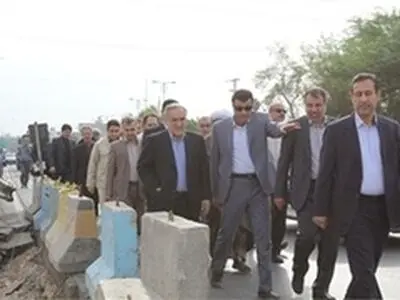 بازدید استاندار خوزستان از طرح‌های عمران شهری اهواز