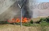 وقوع حادثه آتش‌سوزی در از اراضی مرزی بخش مرکزی شهرستان بیله‌سوار مغان