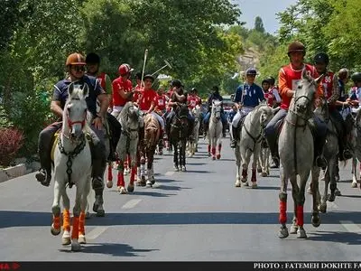برگزاری همایش   چوگان ایرانی افتخار ایرانی  در خیابان های تبریز  