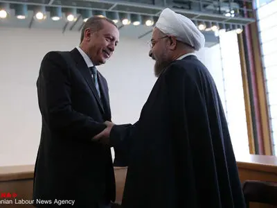 آغاز مذاکرات خصوصی روسای جمهوری ایران و ترکیه