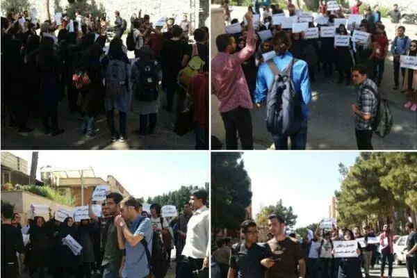 تجمع و تحصن در سه دانشگاه برتر کشور/ اعتراض دانشجویان به  هزینه‌های"سنوات" و "وضعیت خوابگاه‌ها"+عکس