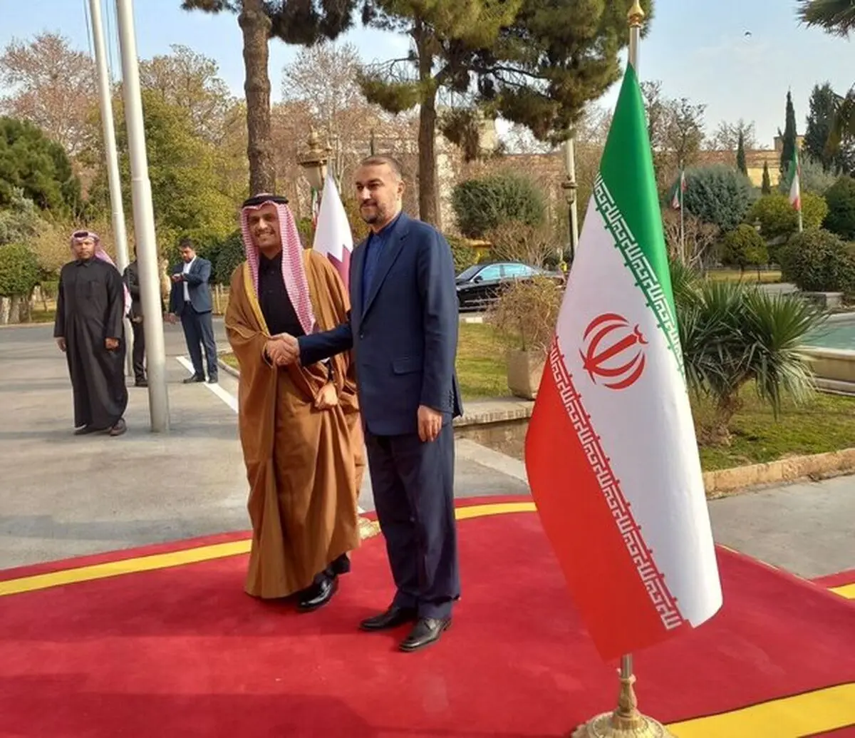 محادثات هاتفیة بین امیر عبداللهیان ونظیره القطري
