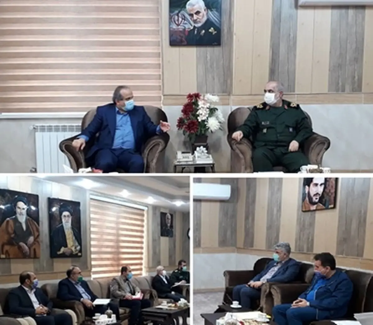 تداوم همراهی بسیج با مدافعان سلامت در اجرای طرح شهید سلیمانی
