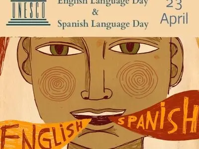 ۲۳ آوریل روز زبان انگلیسی و روز زبان اسپانیایی است