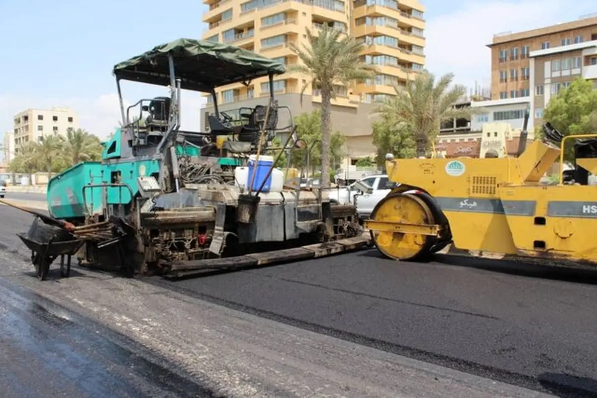 آغاز عملیات آسفالت مناطق چهارگانه بندرعباس