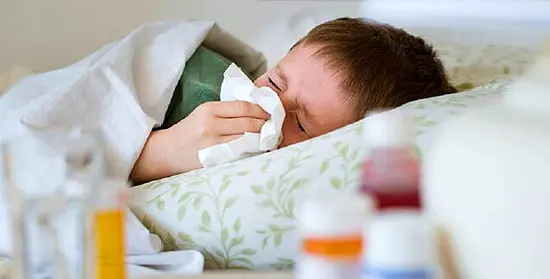 علائم اولیه آنفلوآنزا در کودکان