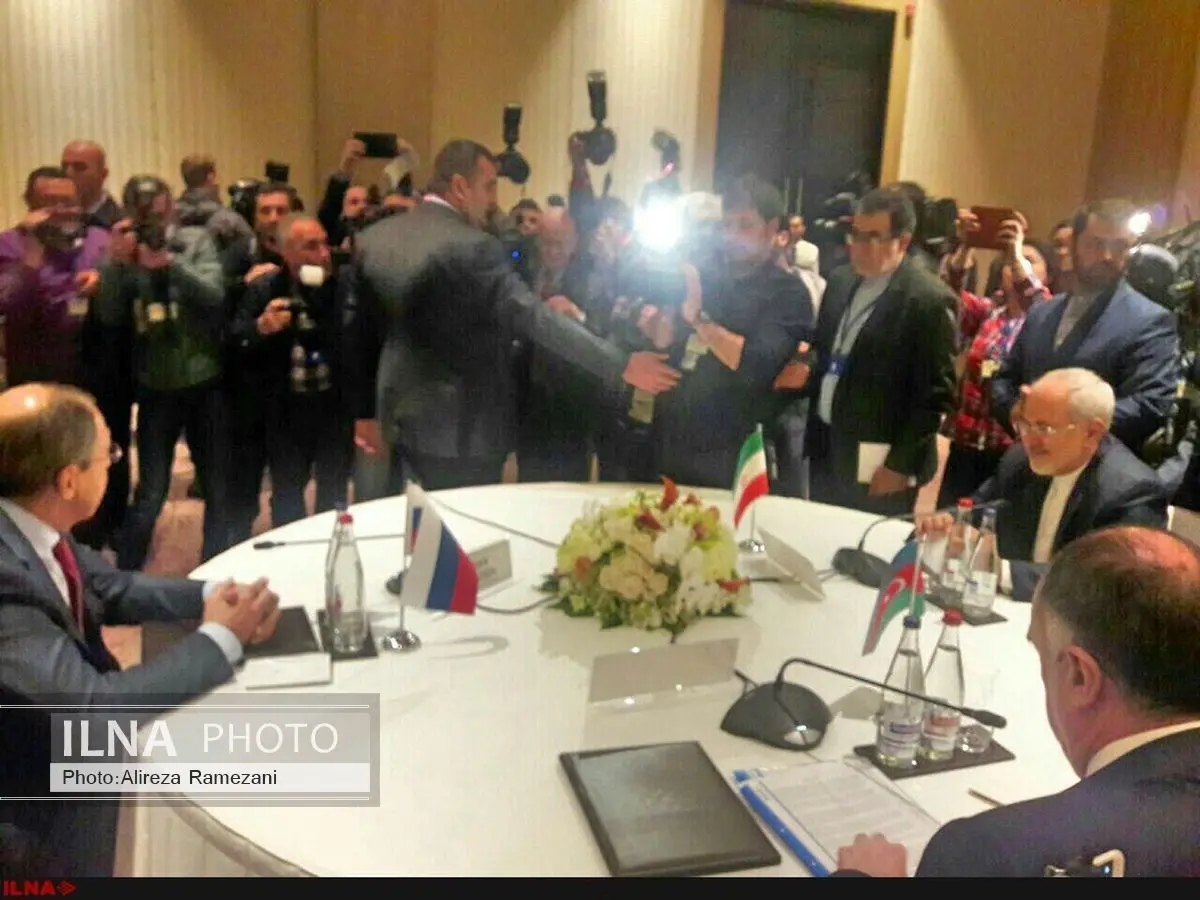 نشست سه جانبه ایران، روسیه و آذربایجان آغاز شد