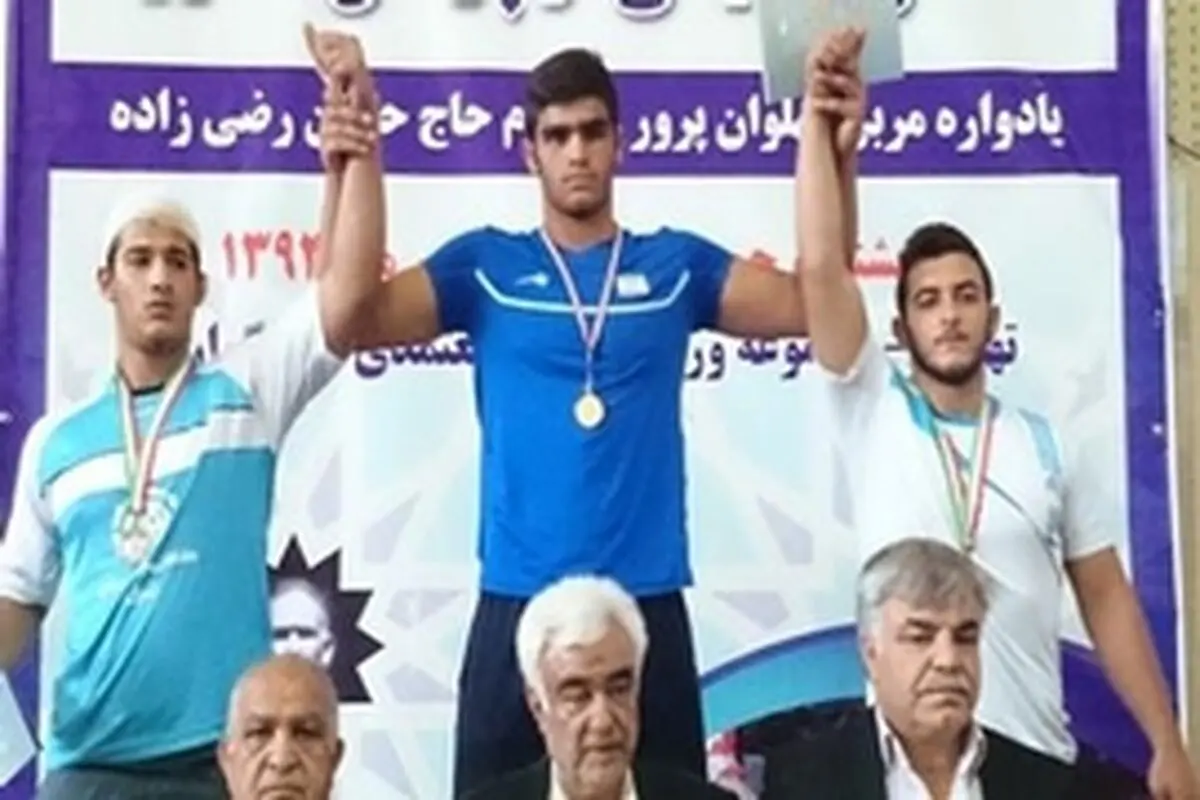 نوجوان گتوندی پهلوان اول کشور شد