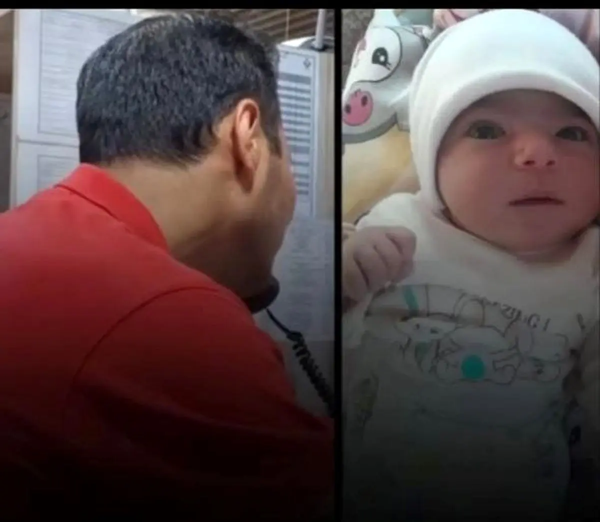 لحظات نفس‌گیر نجات نوزاد ۴۰ روزه توسط اپراتور هلال‌احمر + فیلم