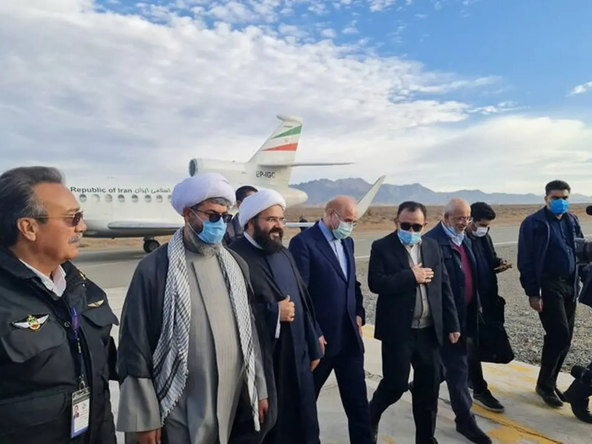 قالیباف وارد کاشمر شد