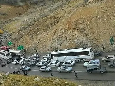 اعلام آخرین وضعیت ترافیکی در محورهای منتهی به مرزهای شلمچه، چذابه، مهران و خسروی