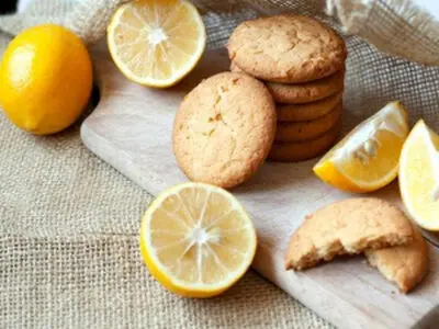 طرز تهیه کوکی ترک دار لیمویی