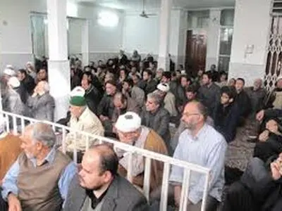 مراسم ترحیم خواهر آیت الله صانعی در قم برگزار شد