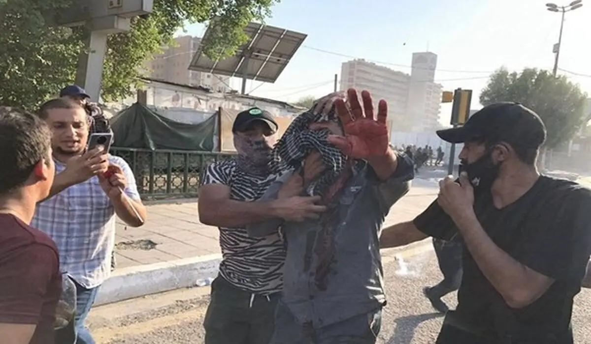  بغداد.. 125 مصابا فی مواجهات "المنطقة الخضراء"