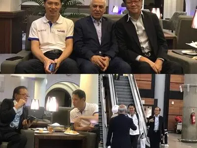 استقبال سرپرست فدراسیون گلف از مسئولین فدراسیون جهانی وودبال