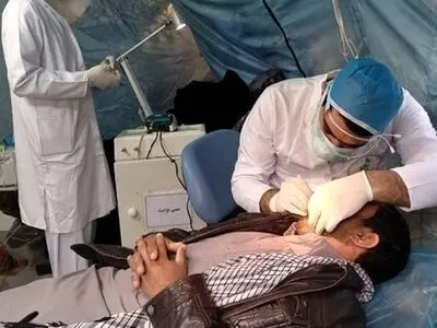 استقرار سامانه‌های جراحی تاکتیکی نیروی زمینی سپاه در مناطق سیل زده