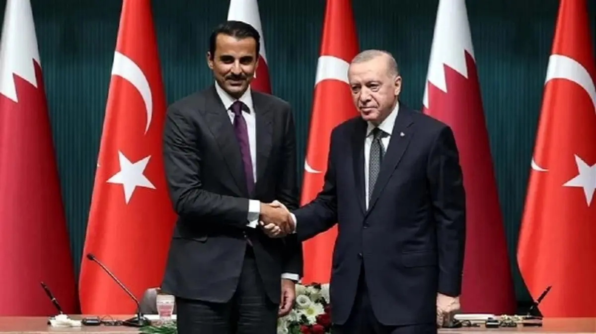 رایزنی تلفنی امیر قطر و رئیس‌جمهور ترکیه درباره توافق آتش‌بس میان آمریکا و ایران