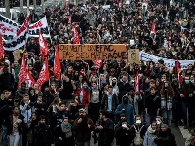 تظاهرات دانش‌آموزان و دانشجویان در فرانسه