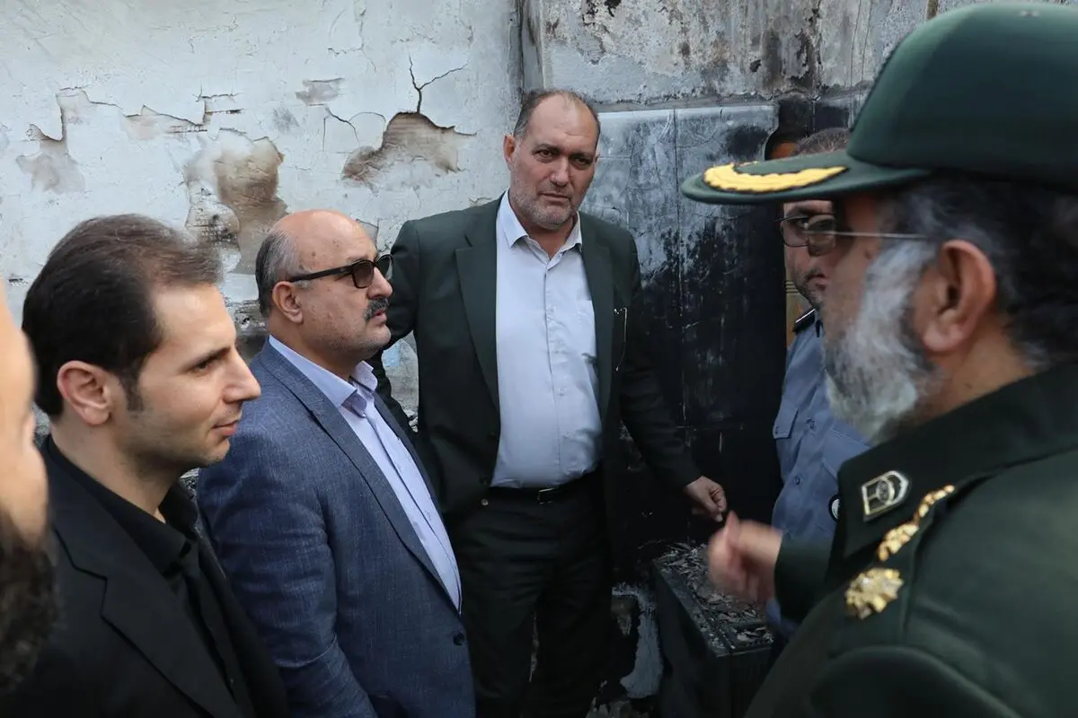 بازدید هیأت اعزامی کمیسیون اجتماعی مجلس از محل آتش‌سوزی مرکز ترک اعتیاد لنگرود و دلجویی از خانواده‌های متوفی
