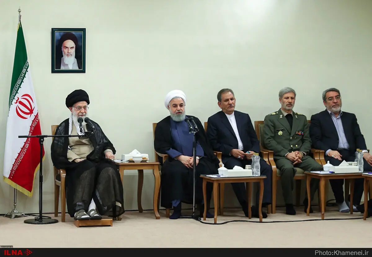 رئیس‌جمهور و اعضای هیأت دولت با رهبر انقلاب دیدار کردند