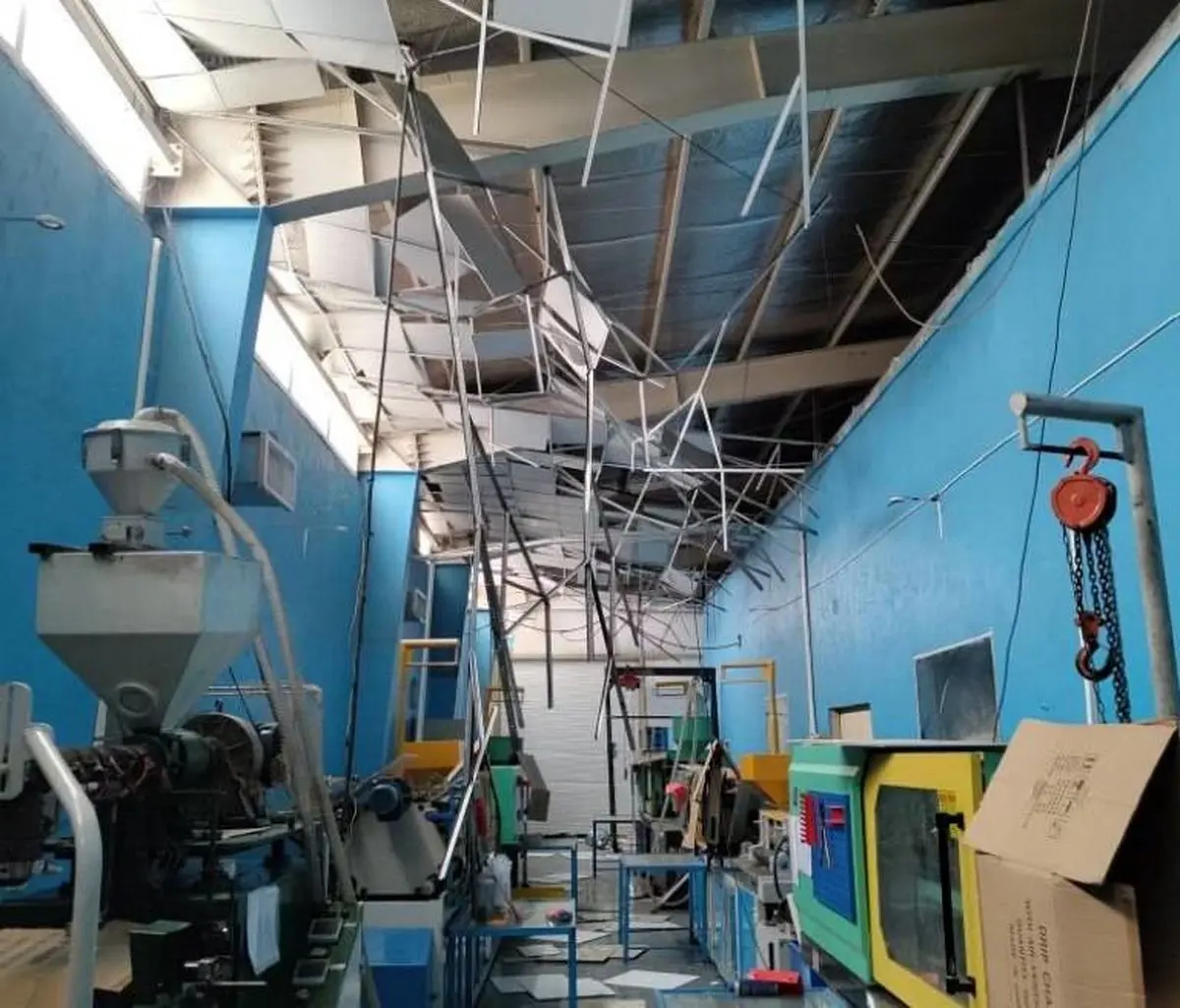 یک واحد تولیدی محصولات استراتژیک اتاق عمل مورد اصابت قرار گرفت

