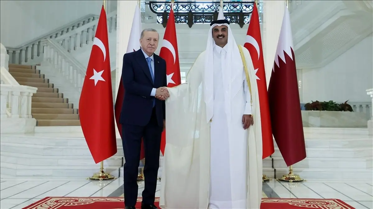 اردوغان با امیر قطر دیدار کرد
