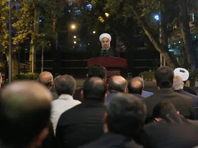 ضیافت افطار روحانی با کارکنان نهاد ریاست جمهوری برگزار شد